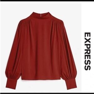 Express- mock neck blouse